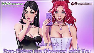 Car Toon In Your Hot Step-sisters Are Obsessed With You! Feat. Yumprincess [audio Porn] [threesome