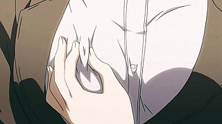 Gentle GF's hentai clip