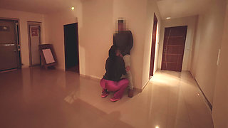 Hotwife Fucked at Building Party - Cum in Mouth