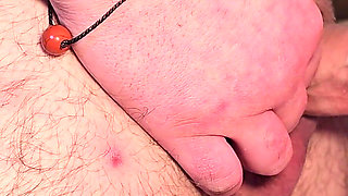 Blowjob and Relaxing Music. Pulsating Cum After Work