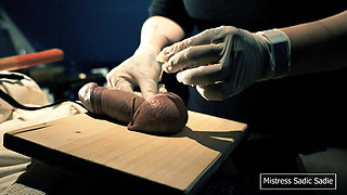 First Time Ball Nailing and Needles Through Gland