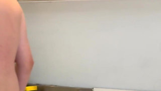 Cuckold Wife Masturbates Watching Me Fuck with My Big Cock a Big Ass Blonde Dressed as a Maid