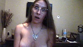 ShesNew Amateur brunette girlfriend POV blowjob handjob