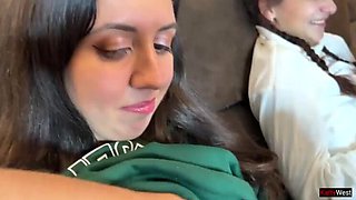 Two Guys Pick Up Hot Teens and Get Lucky