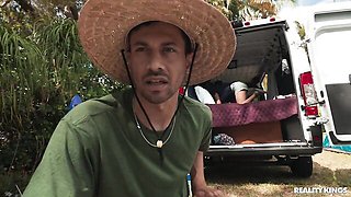 Funsized Megan's brunette sex by RK Prime