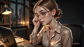 Two Guys Bring Coffee and End up Sharing the Secretary [ai Generated]