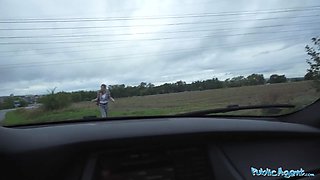 Public agent - swedish hitchhiker is a fantastic nail