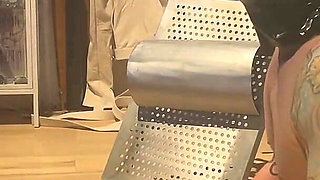 Handing Out Face Slaps to a Slave Who Cant See Them Coming