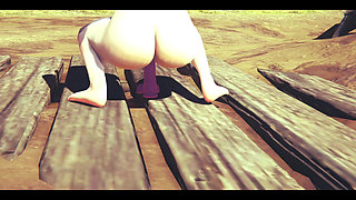 On Titans Hentai - Mikasa Do a Handjob with Cum in Her Face and Uses a Dildo - Manga Anime Japanese Asian Game Porn