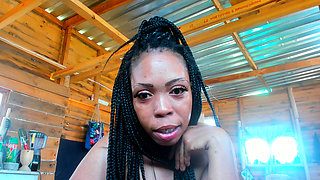 Trying on sexy short dress bought by big fan...