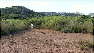 Tarra White Gets Anally Fucked Outside