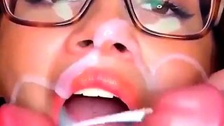 Busty JenKowski bukkake cumslut