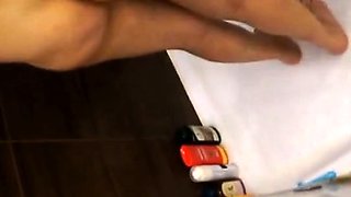 Steamy Solo Shower Massage Orgasm