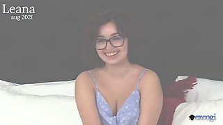 Big-Titted Blonde Covered in Huge Facial Cumshots