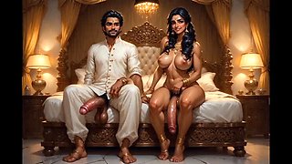 Horny Indian Bhabhi Hardcore Fuck with Husband's Friend - Rough Anal & Doggy Style
