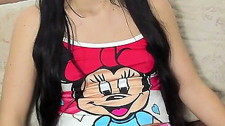 Innocent Teen Do Blowjob on Soft Cock Followed by Deepthroat Dildo X