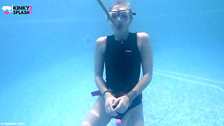 Underwater Bondage, Kink & Cum in My Tight Wetsuit