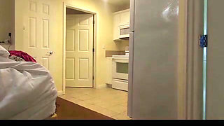 SSBBW Nurse Vicki stretching in her bedroom