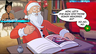 The Secret Diary of Santa Claus - Looking at Santa's Diary of Who He Fucked in Different Sex Positions and Spread Cheer