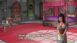 Beautiful Vanessa Gives Her Master a Blowjob - Gameplay