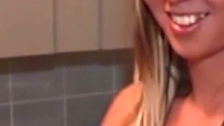 Lucky Guy and His Blonde Wife Have a Beautiful Time Together Doing Doggy Style Business