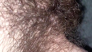 Hairy pussy closeup
