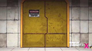 Promiscuous belle at animation smut