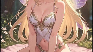 Blonde Elf Anime Girl