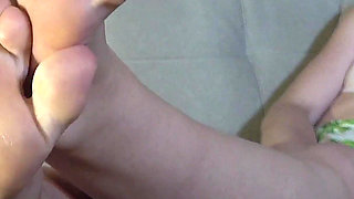 Melina's Feet in Your Face with Cum Countdown - (dreamgirls in Socks)