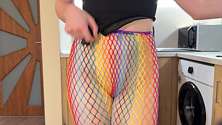 Fishnet Cosplay Chair Pixie - Plug & Double Thrill Ride