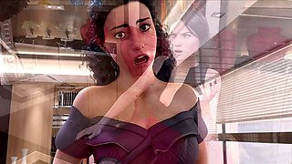 Cartoon fantasies come alive with some wild hentai action