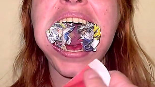 Newspaper Gag POV - Stuffing, Slapping, Taking Out