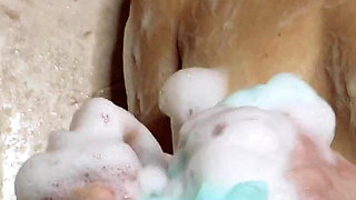 Wet Schoolgirl in the Bathroom