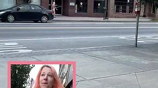 Caught walking fully nude in public