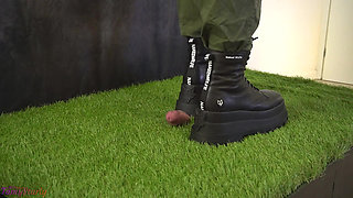 Crushing Your Little Worm with My Dangerous Naked Wolfe Boots
