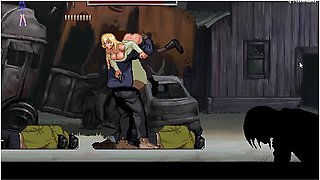 Two Aliens Getting In The Mouth And Bugs Of This 2d Blonde Game For Parassite In City Part 2