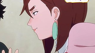 Adult Momo drags Okarun into wild psychic sex - Anime Parody