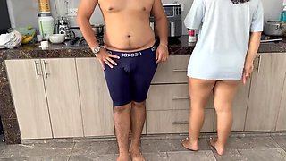 Stepsis in Shorts Fucked Hard and Filled with Cum - MaRaSexx Latina MILF