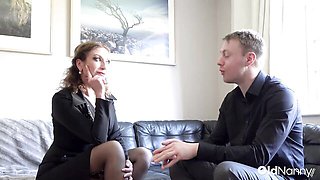 Fine-looking Julia North and Chris Cobalt's pussy eating clip