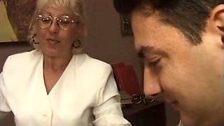 Blonde Milf Loves Young Cock In Pussy