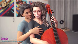 Steamy tales featuring a hot blonde in a 3D visual novel