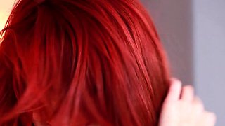 Redhead Elle Alexandra passion posing