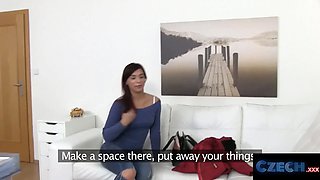 Czech sex - her handsome milky bra and panties got me hard