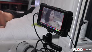 Brunette Babe Avery Blacks Steamy Pussy Pounding