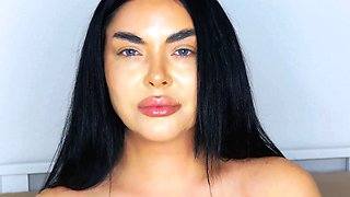 Beautiful Brunette Smoking Fetish Tease - Softcore Seduction