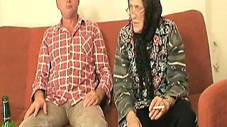 Granny and Teen Get Ready for Hardcore Fuck