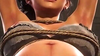 18 Year Old Indian Pregnant Girl Tied in Bondage - Begging for More Cum Inside Her