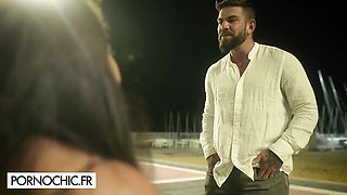 Shalina Devine In Pink Lace Shares Bedroom Threesome