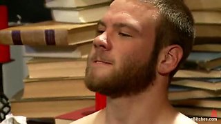 Gia DiMarco Intense Prostate Milking & Pegging - Brunette Femdom Ties & Humiliates Jesse