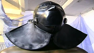 Obedient latex wife just likes to participate in some nasty shows of her master